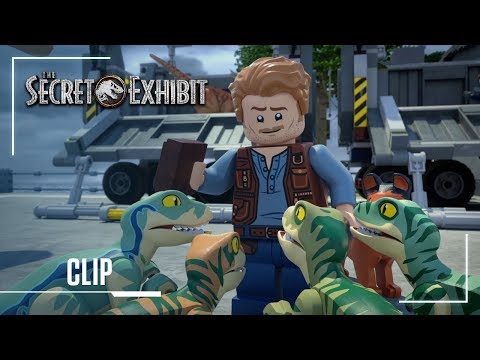 LEGO Jurassic World: Secret Exhibit | Clip: Owen Meets Blue For the First Time | Jurassic World
