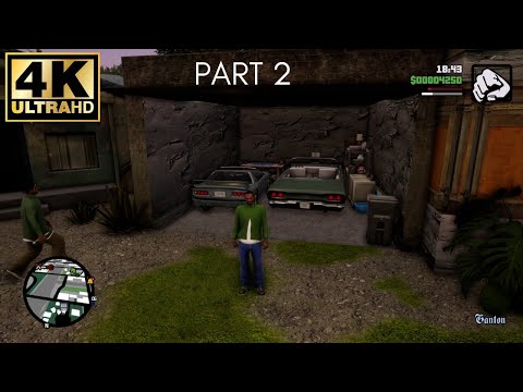 GTA San Andreas Definitive Edition Part 2 walkthrough (4K60fps UHD)