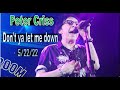 Peter Criss - Don't ya let me down - 5/22/22 at The Cutting Room