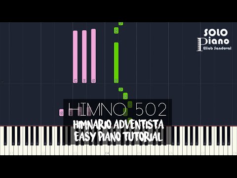 HIMNO 502 - Brilla en el sitio donde estés | Easy Piano Tutorial + Partitura