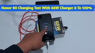 66w Charger Test: How Fast Can Honor 90 Charge? | Honor 90 Fast Charging Test With 66W Charger