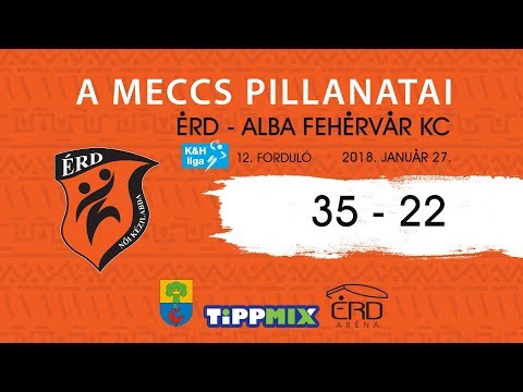 A meccs pillanatai ÉRD - Alba Fehérvár KC (2018.01.27.)
