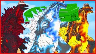 GODZILLA EARTH FIRE vs GODZILLA EARTH ICE - Coffin Dance Song Meme Cover