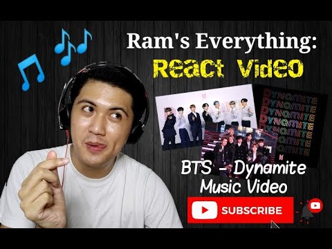 BTS (방탄소년단) 'Dynamite'  | React Video | Ram De Leon Vlogs