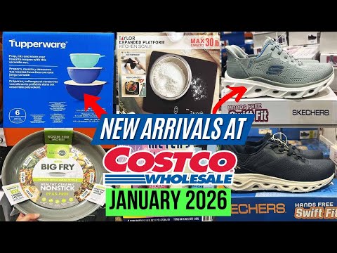 🔥COSTCO NEW ARRIVALS FOR JANUARY 2026:🚨NEW NAME BRANDS! Kitchen Gadgets & Skechers Sneakers