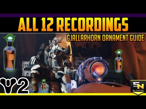 Destiny 2 | All 12 Wilhelm-7 Dungeon Recordings: Locations Walkthrough Gjallarhorn Ornament & Title
