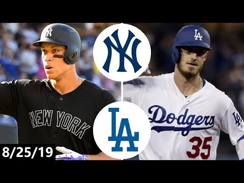 New York Yankees vs Los Angeles Dodgers Highlights | August 25, 2019 (2019 MLB Season)
