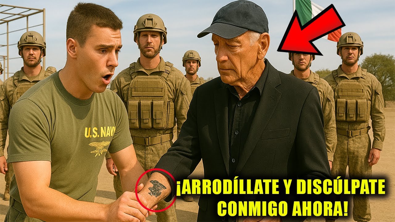 Solo un viejo tranquilo en el campo de tiro, hasta que el recluta de SEAL vio su tatuaje...