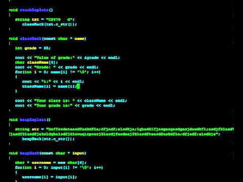 CS 470 Stack Smashing Vulnerability C++ - How to change your Grade!