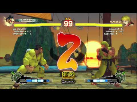 Big_Hawk97 (E.Honda) Vs cmpunk1113 (Ken) SSF4 AE Ranked Matches - PSN