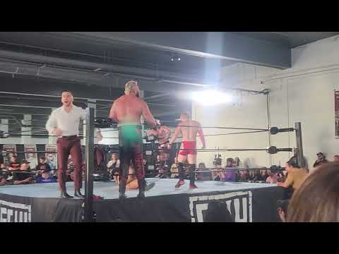 Blake Christian and Charles Mason vs Bussy aka Allie Katch and Effy. Gcw Fight club part 2  #wwe