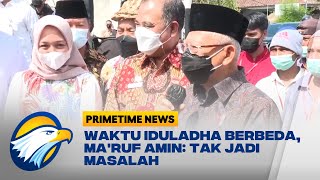 Download lagu Waktu Iduladha Berbeda, Ma'ruf Amin: Tak Jadi Masalah mp3