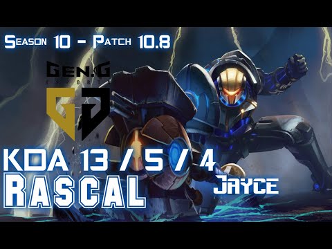 Gen Rascal JAYCE vs MAOKAI Top - Patch 10.8 KR Ranked