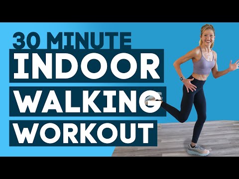 30 Min Indoor Walking Workout - Low Impact Walking At Home (HIGH ENERGY!)