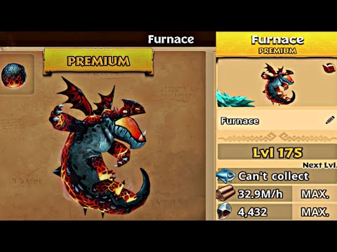 PREMIUM FURNACE MAX LEVEL 175 TITAN MODE - Dragons: Rise of Berk