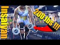 I Did This with 200lb Dumbbells *Snap City