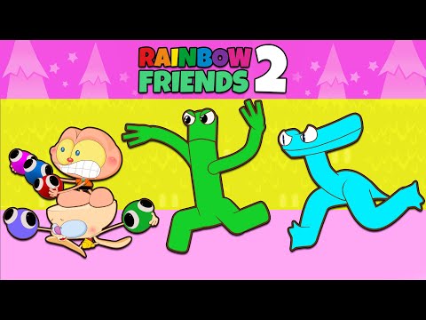 Mongo e Drongo em RAINBOW FRIENDS 2 com o CYAN - Parte 3