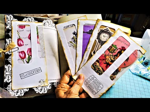 Easy JUNK MAIL ENVELOPE IDEA for your JUNK JOURNAL! Reuse, recycle, Repurpose! The Paper Outpost!