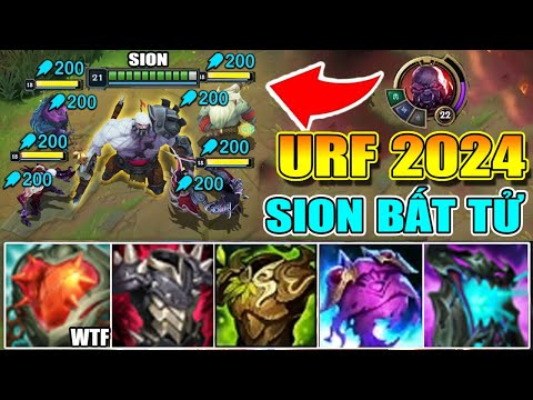 VÀO TẬN BỆ ĐÁ CỔ QUẬY NÁT TEAM ĐỊCH VỚI SION  BẤT TỬ TRONG URF 2024