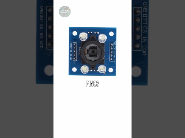 Vídeo relacionado con JUYAXIN GY-31 TCS3200 TCS230 Módulo de sensores de reconocimiento de color 3V-5V Módulo de sensores de color Bloque de sensores con luz LED blanca