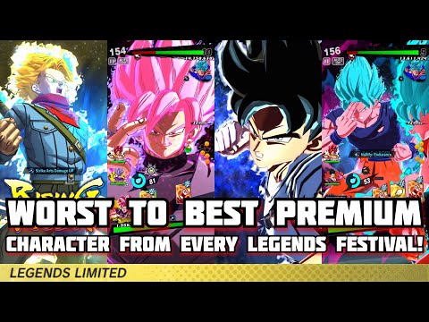 Worst And Best Premium Character From Every Legends Festival In Dragon Ball Legends