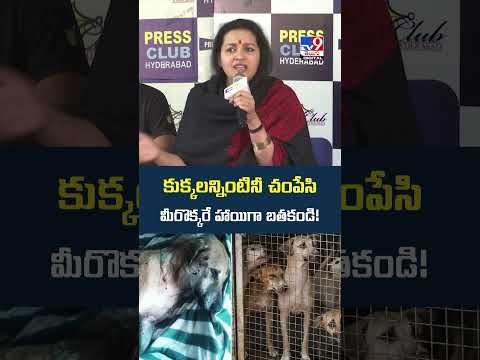 కుక్కలన్నింటినీ చంపేసి మీరొక్కరే హాయిగా బతకండి! | Renu Desai - TV9