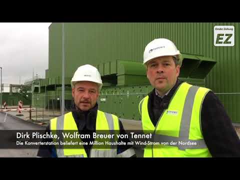 Ein Blick in die Konverterstation im Borssumer Hammrich