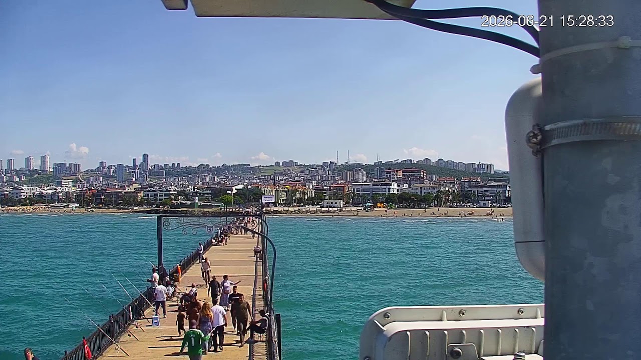 Live webcam view of Çobanlı İskelesi Pier Walk