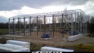 preview picture of video 'Freman Sports Hall - June 2013 - External Build Completed'