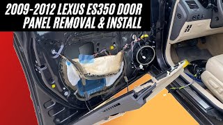How to remove & install a 2009-2012 Lexus ES350 door panel | ReveMoto