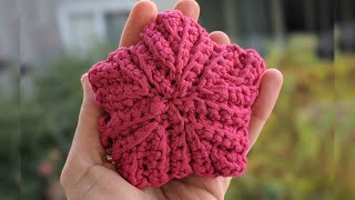 Crochet Star Decor Pillow (Christmas Ornament)