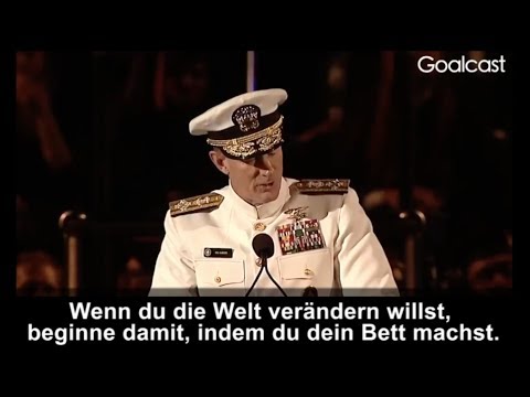 Admiral William McRaven - Change the World (Deutsche Untertitel)