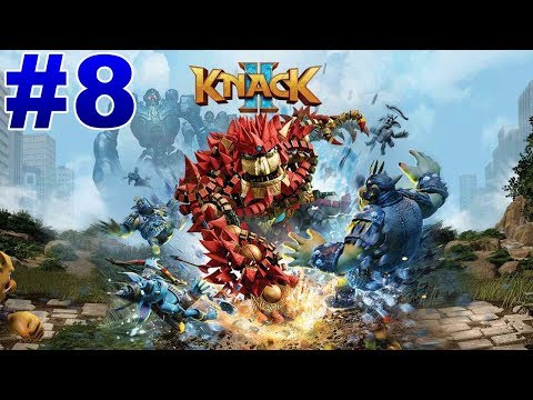 Knack 2 Walkthrough Gameplay Part 8 Chapter 8 (PS4 Pro) - No Commentary