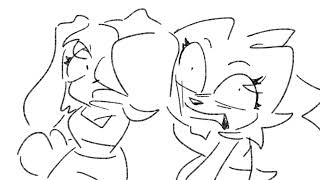 @smallpwbbles Vanillia the Rabbit Vs. Breezie the Hedgehog (BOXING) - ANIMATIC