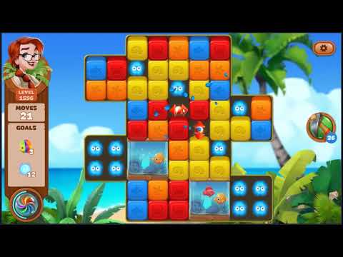 Lost Island Blast Adventure Level 1596 - NO BOOSTERS 🏝️ | SKILLGAMING ✔️