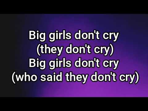 Big Girls Don't Cry Lyrics- The Four Seasons