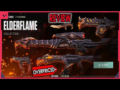 VALORANT | BUYING? The NEW ELDERFLAME COLLECTION With REVIEW