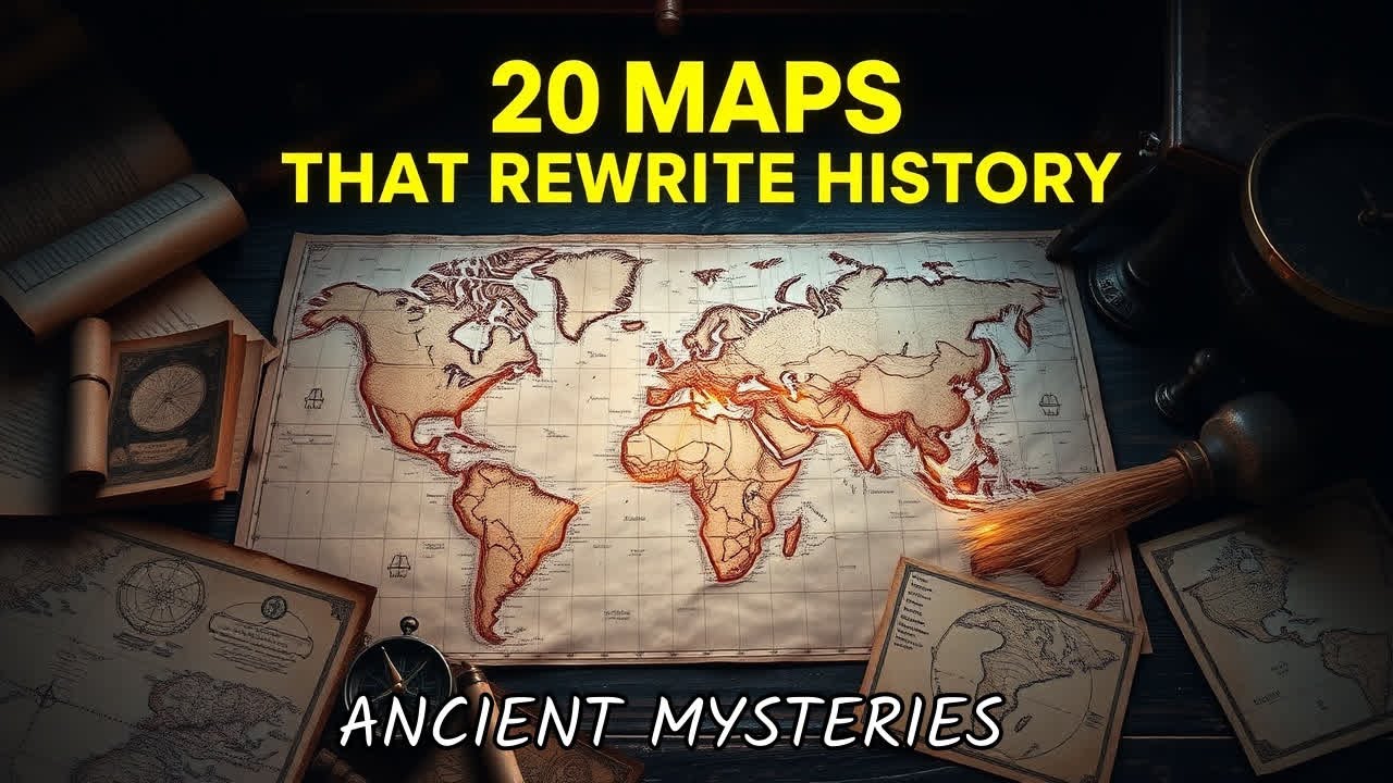 20 Ancient Maps That SHOULDN’T Exist — Maps That DEFY HISTORY