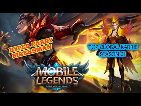 HYPER CARRY MARKSMAN~PRO PLAYER MARKSMAN~TOP GLOBAL KARRIE  " KurrrTzy.™ "~ war mobile legend