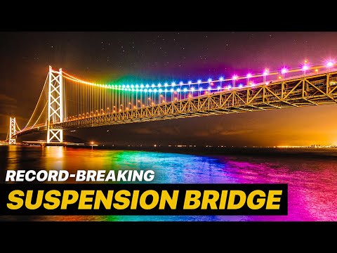 Akashi Kaikyo Bridge: Witness How Japan Built the World's Longest Suspension Bridge