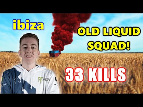 Team Liquid ibiza, Jeemzz, Jembty & Sambty - 33 KILLS - OLD LIQUID SQUAD - Archive Games - PUBG