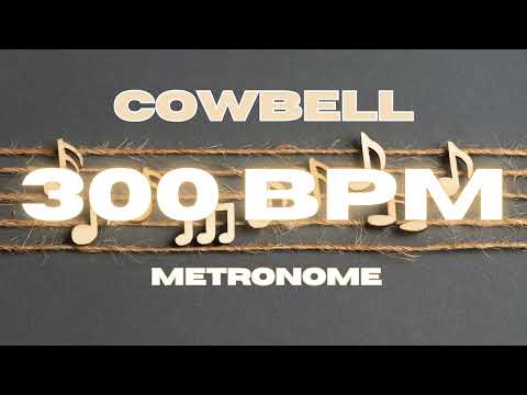 300 BPM - Cowbell Metronome