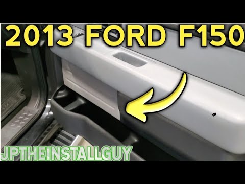 2013 Ford f150 door panel removal and speaker replacement install