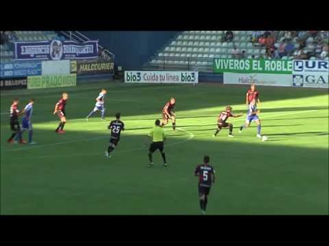 Ponferradina - Sabadell ( 2-0 ) 25/08/2013 ( Goles )