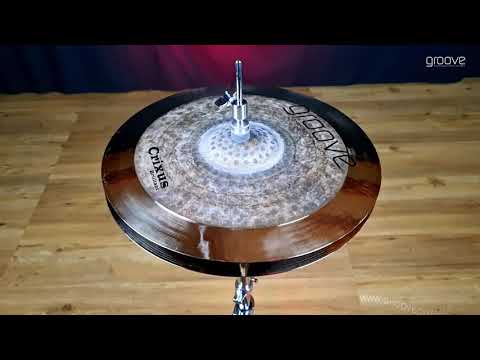 Groove Cymbals Crixus Brilliant 14" Hi-Hats - DEMO