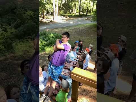 Trust Fall @ campTadmor #trustfall #camp  #oregon #trust #green #fun #woah #forest #trail #team