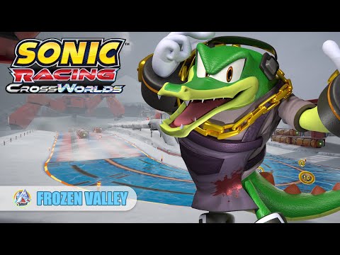Butcher Vector (MoS) in Frozen Valley — Sonic Racing CrossWorlds Mods [4K version]