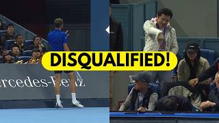 Daniil Medvedev disqualified against Novak Djokovic! (Beijing 2026)