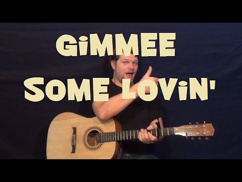 Gimme Some Lovin' (Spencer Davis Group) Easy Strum Guitar Lesson How to Play Tutorial