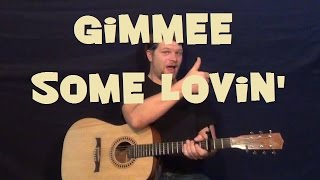 Gimme Some Lovin' (Spencer Davis Group) Easy Strum Guitar Lesson How to Play Tutorial